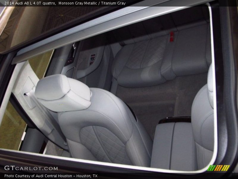 Monsoon Gray Metallic / Titanium Gray 2014 Audi A8 L 4.0T quattro