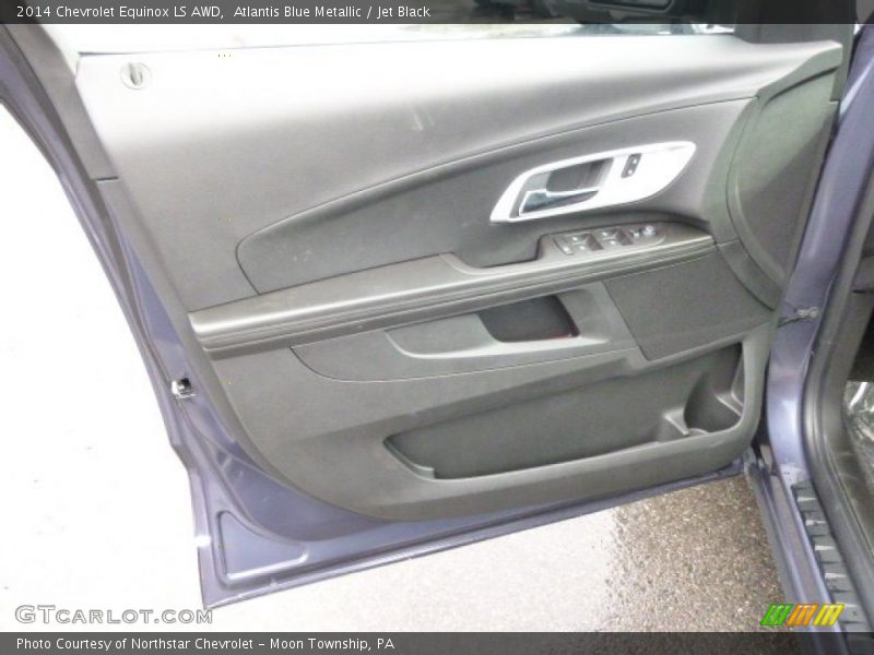 Atlantis Blue Metallic / Jet Black 2014 Chevrolet Equinox LS AWD