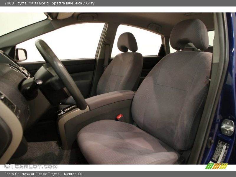 Spectra Blue Mica / Gray 2008 Toyota Prius Hybrid