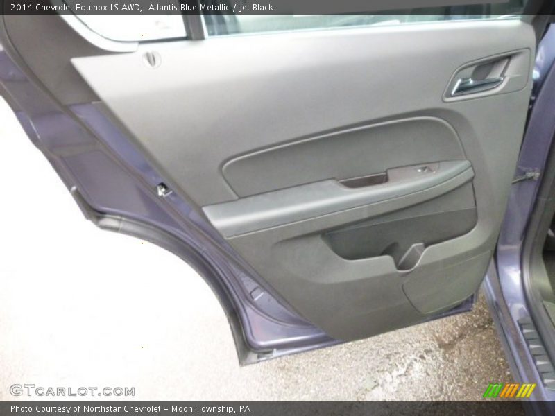 Atlantis Blue Metallic / Jet Black 2014 Chevrolet Equinox LS AWD