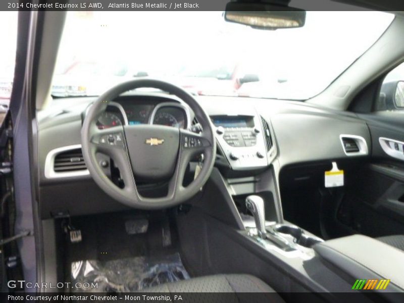 Atlantis Blue Metallic / Jet Black 2014 Chevrolet Equinox LS AWD