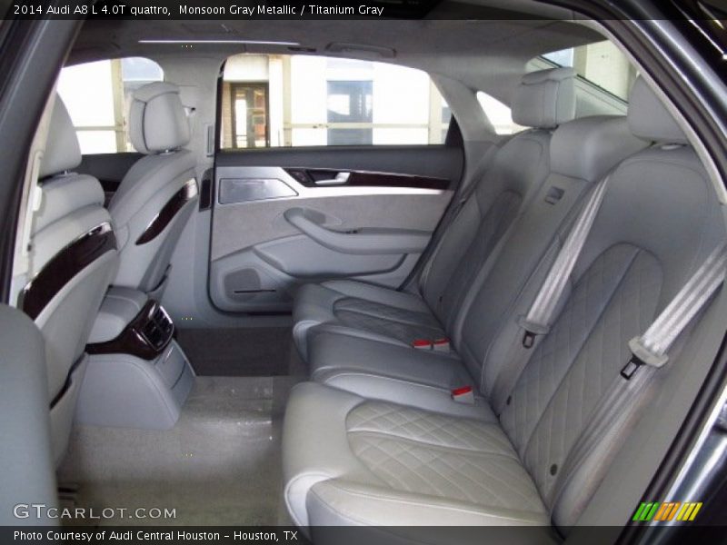 Monsoon Gray Metallic / Titanium Gray 2014 Audi A8 L 4.0T quattro