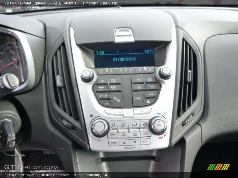 Atlantis Blue Metallic / Jet Black 2014 Chevrolet Equinox LS AWD