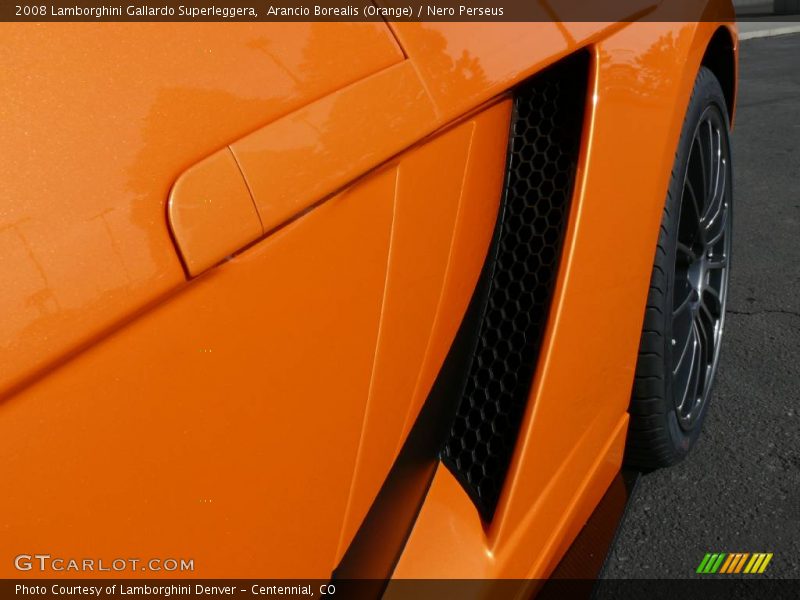 Arancio Borealis (Orange) / Nero Perseus 2008 Lamborghini Gallardo Superleggera