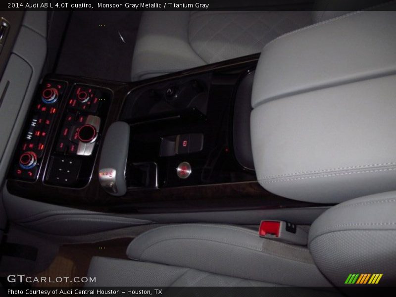 Monsoon Gray Metallic / Titanium Gray 2014 Audi A8 L 4.0T quattro