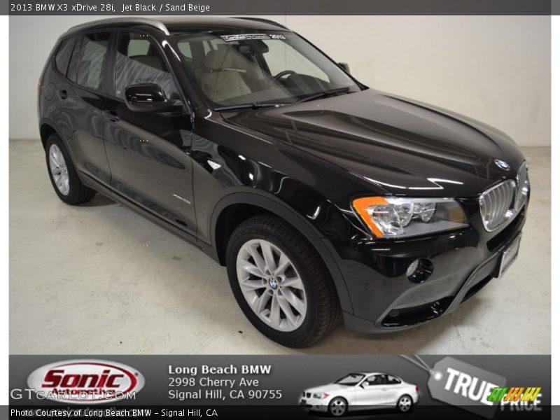 Jet Black / Sand Beige 2013 BMW X3 xDrive 28i