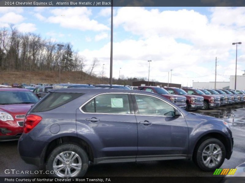 Atlantis Blue Metallic / Jet Black 2014 Chevrolet Equinox LS