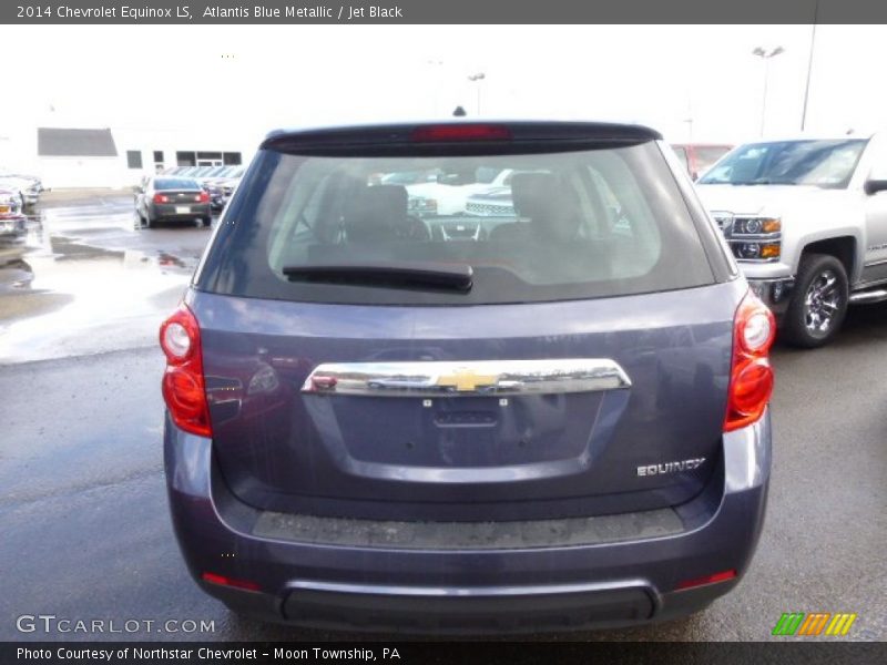 Atlantis Blue Metallic / Jet Black 2014 Chevrolet Equinox LS