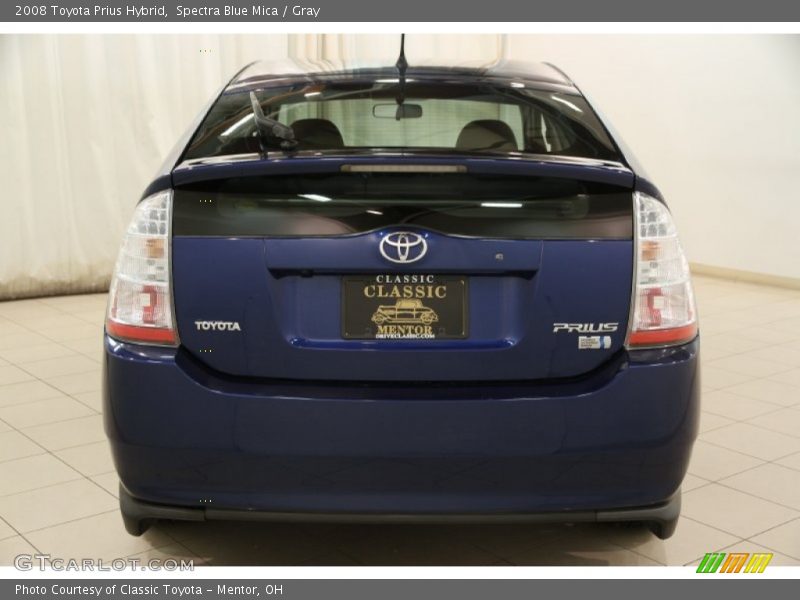 Spectra Blue Mica / Gray 2008 Toyota Prius Hybrid