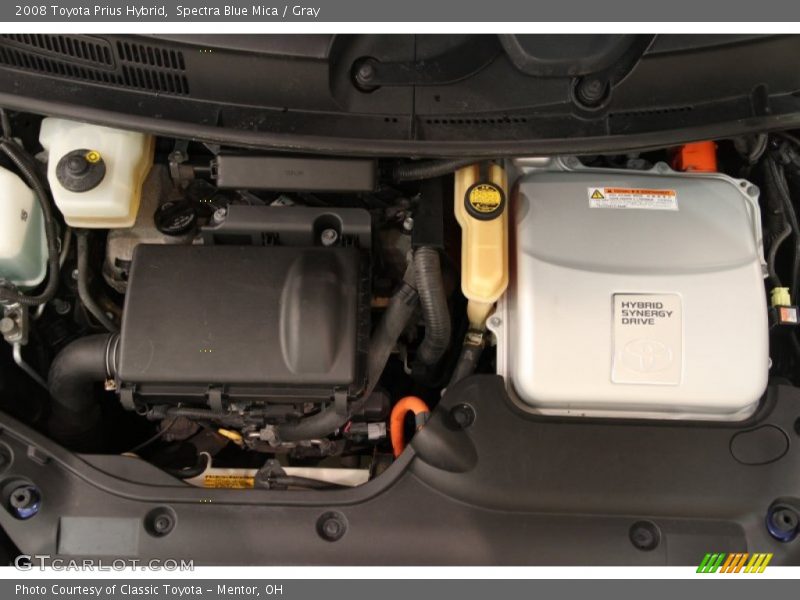 Spectra Blue Mica / Gray 2008 Toyota Prius Hybrid