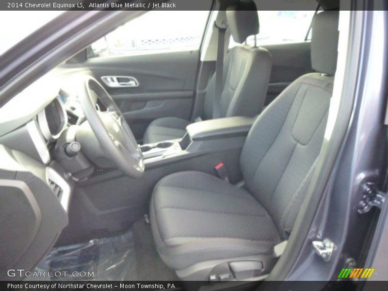 Atlantis Blue Metallic / Jet Black 2014 Chevrolet Equinox LS
