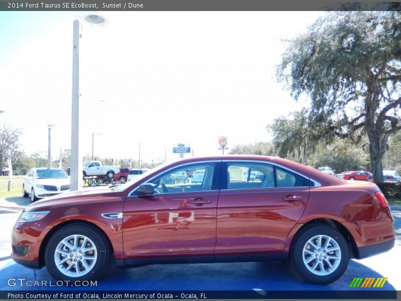 Sunset / Dune 2014 Ford Taurus SE EcoBoost