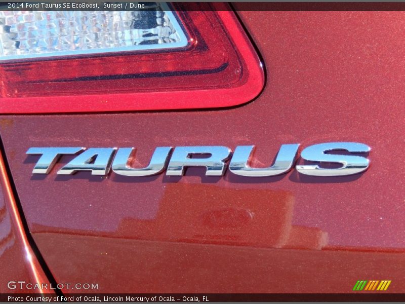 Sunset / Dune 2014 Ford Taurus SE EcoBoost