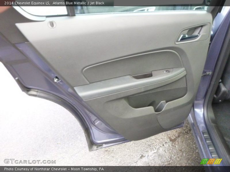Atlantis Blue Metallic / Jet Black 2014 Chevrolet Equinox LS