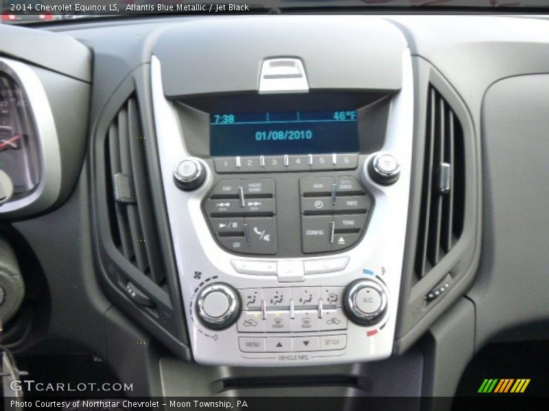 Atlantis Blue Metallic / Jet Black 2014 Chevrolet Equinox LS