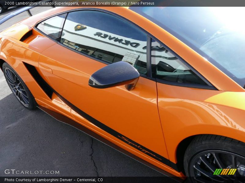 Arancio Borealis (Orange) / Nero Perseus 2008 Lamborghini Gallardo Superleggera