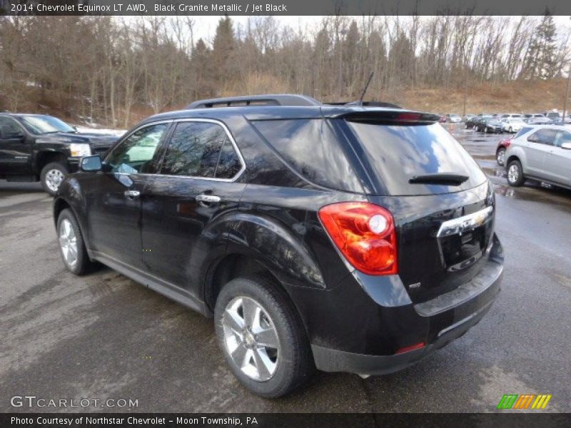 Black Granite Metallic / Jet Black 2014 Chevrolet Equinox LT AWD