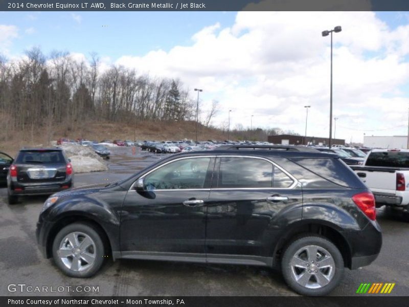 Black Granite Metallic / Jet Black 2014 Chevrolet Equinox LT AWD