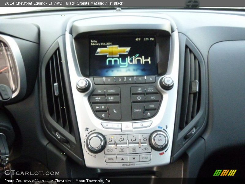 Black Granite Metallic / Jet Black 2014 Chevrolet Equinox LT AWD