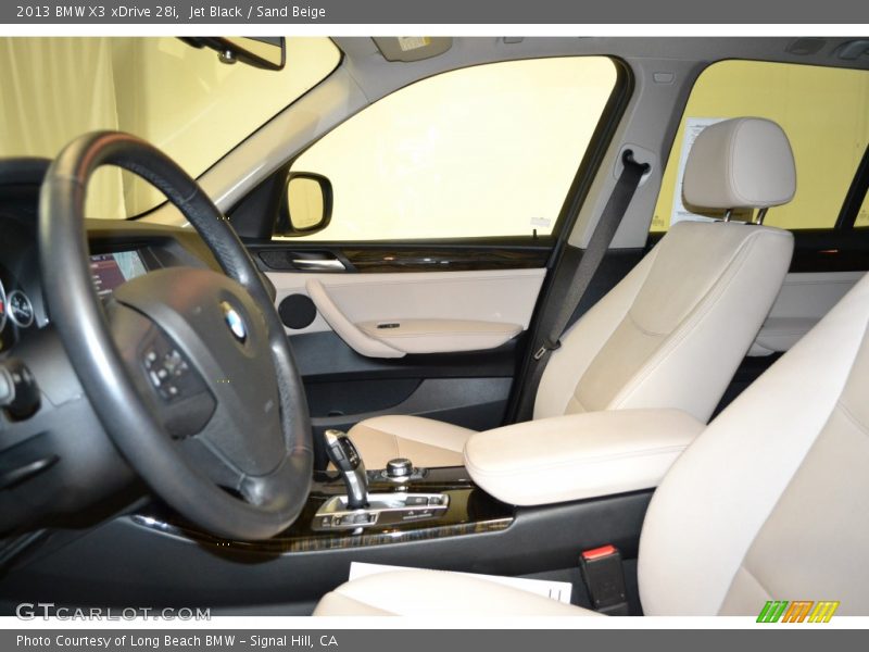 Jet Black / Sand Beige 2013 BMW X3 xDrive 28i