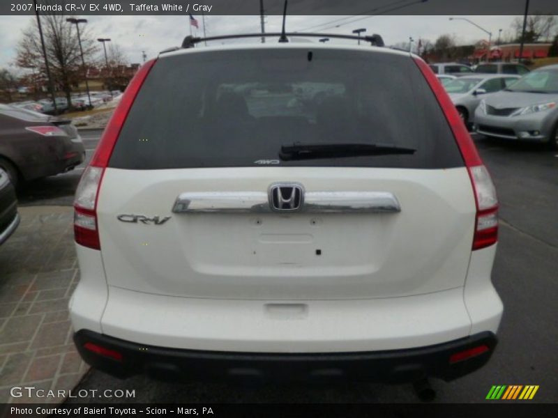 Taffeta White / Gray 2007 Honda CR-V EX 4WD