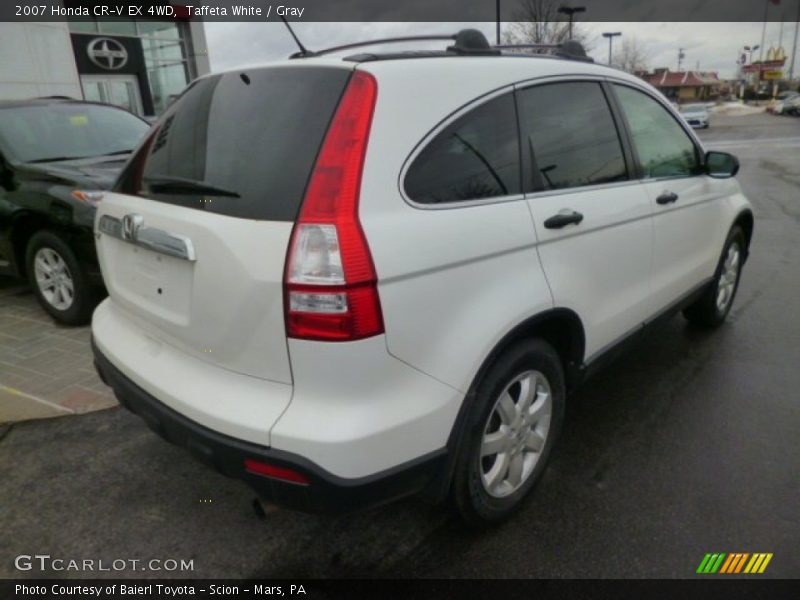 Taffeta White / Gray 2007 Honda CR-V EX 4WD