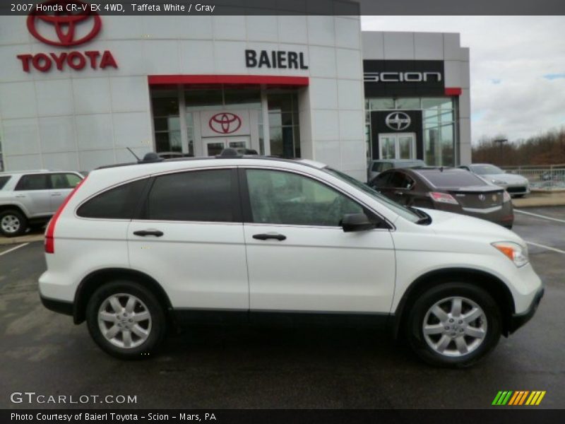Taffeta White / Gray 2007 Honda CR-V EX 4WD