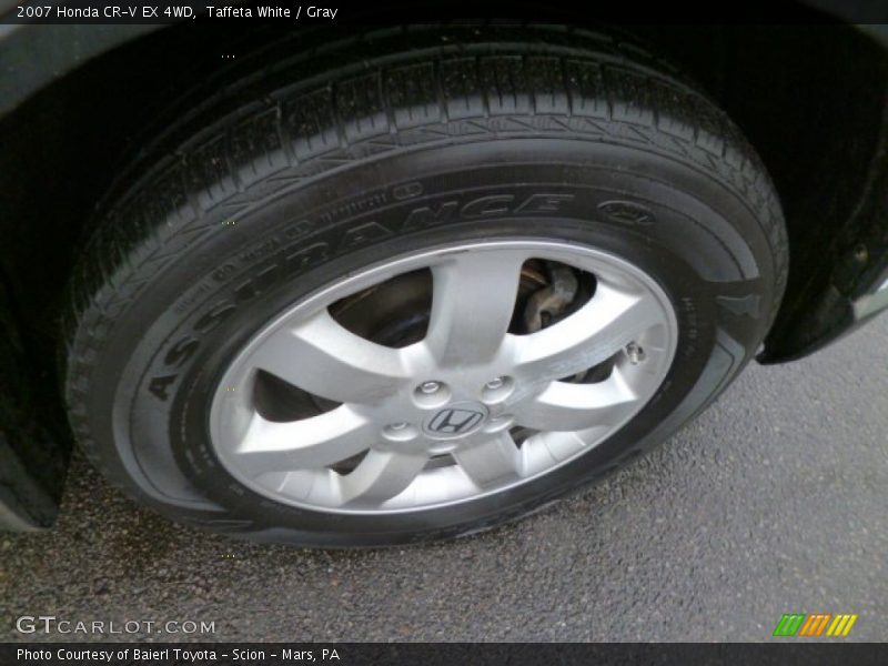 Taffeta White / Gray 2007 Honda CR-V EX 4WD