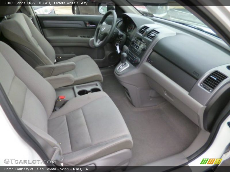 Taffeta White / Gray 2007 Honda CR-V EX 4WD