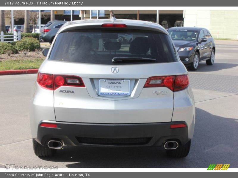 Palladium Metallic / Ebony 2012 Acura RDX