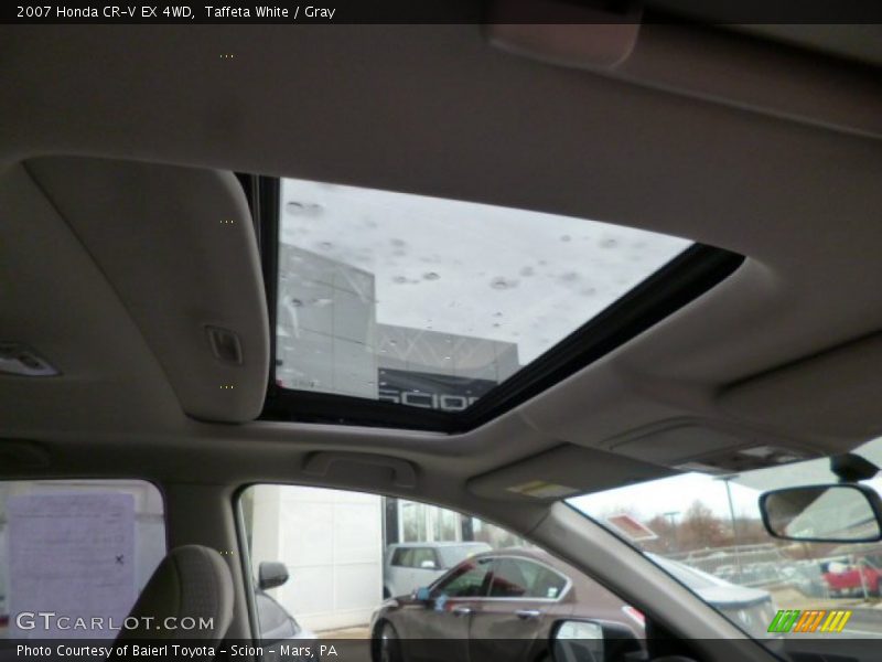 Taffeta White / Gray 2007 Honda CR-V EX 4WD
