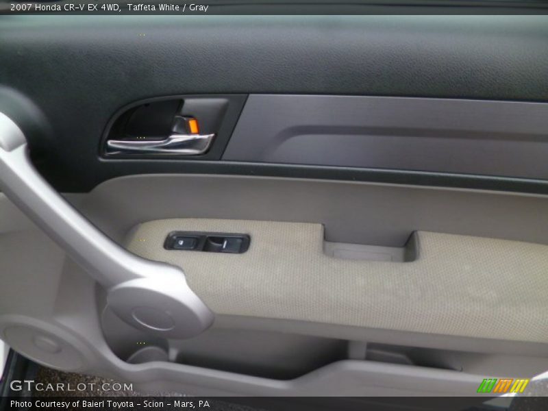 Taffeta White / Gray 2007 Honda CR-V EX 4WD