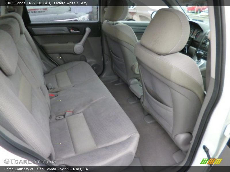 Taffeta White / Gray 2007 Honda CR-V EX 4WD
