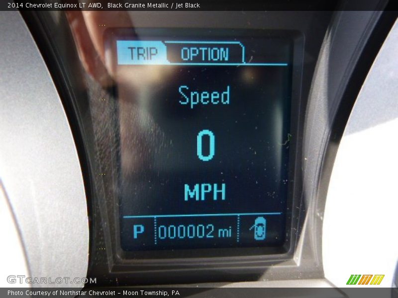 Black Granite Metallic / Jet Black 2014 Chevrolet Equinox LT AWD