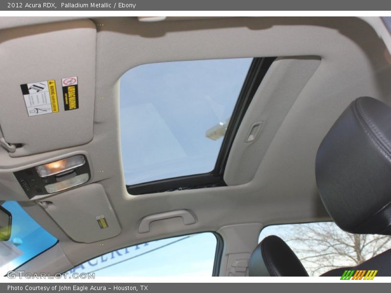 Palladium Metallic / Ebony 2012 Acura RDX