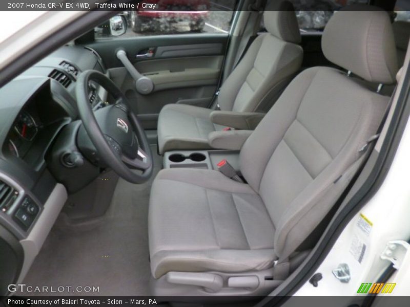 Taffeta White / Gray 2007 Honda CR-V EX 4WD