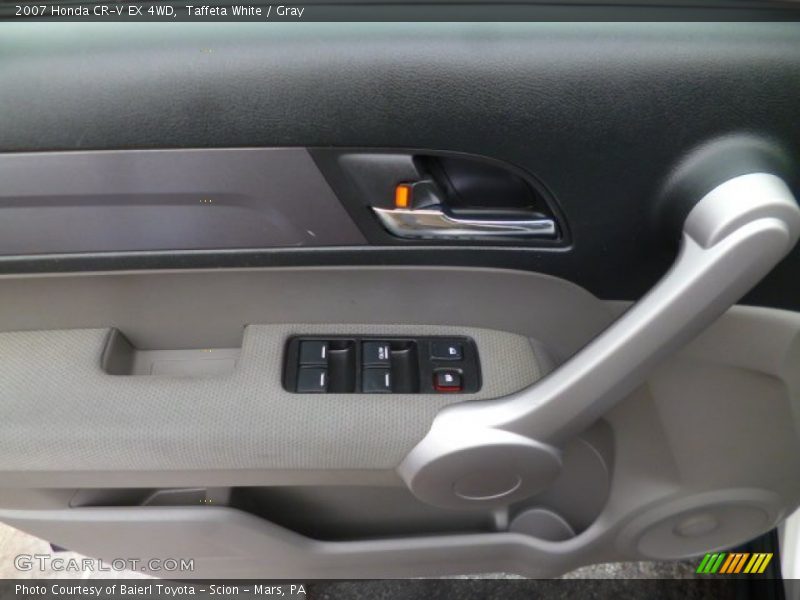 Taffeta White / Gray 2007 Honda CR-V EX 4WD