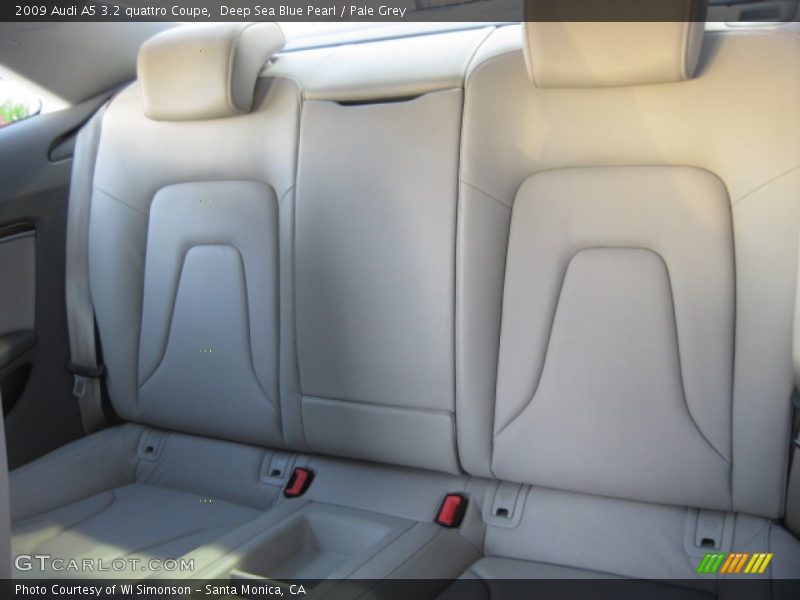 Deep Sea Blue Pearl / Pale Grey 2009 Audi A5 3.2 quattro Coupe