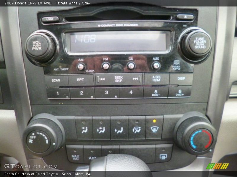 Taffeta White / Gray 2007 Honda CR-V EX 4WD