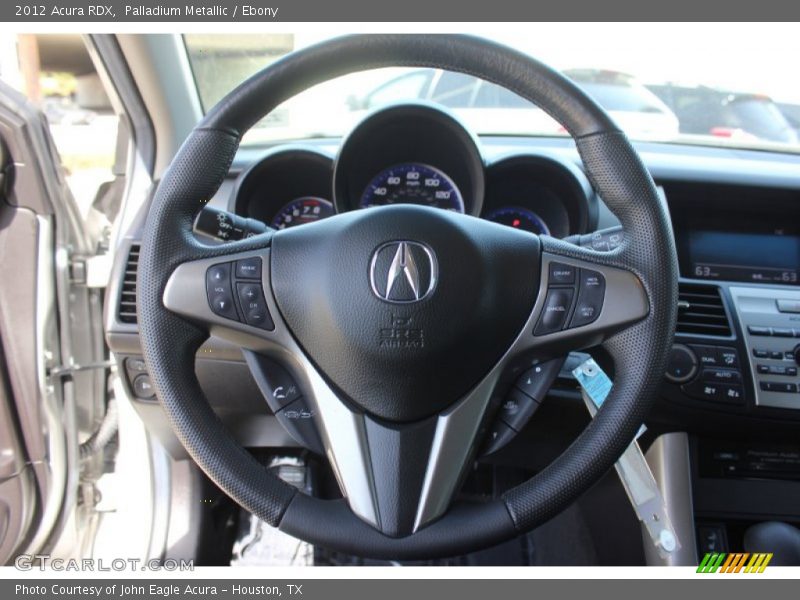 Palladium Metallic / Ebony 2012 Acura RDX