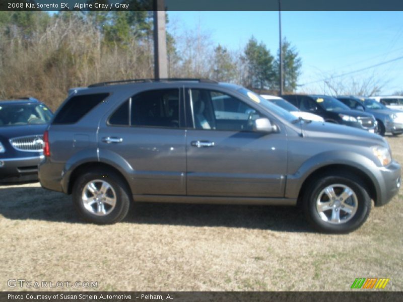 Alpine Gray / Gray 2008 Kia Sorento EX