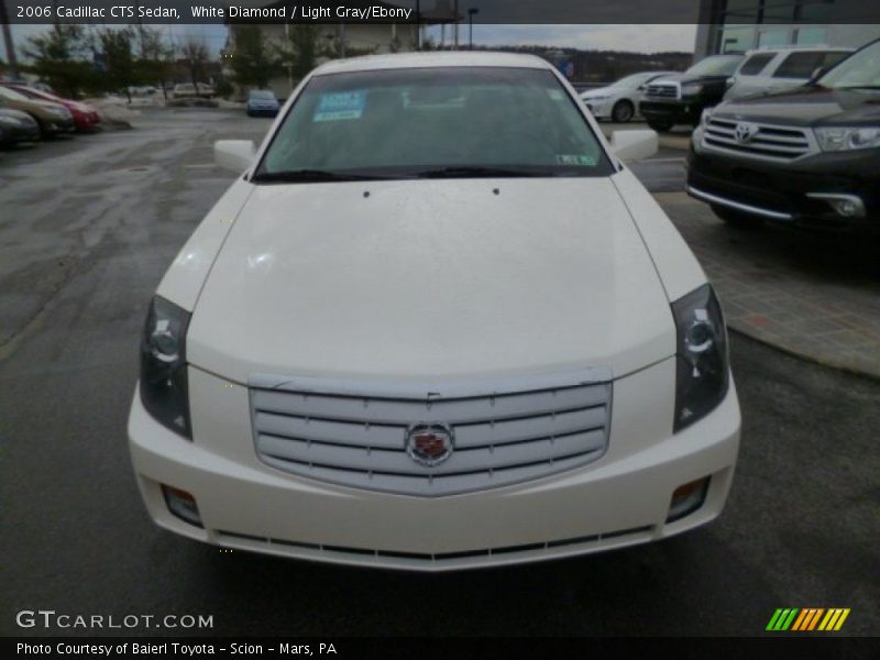 White Diamond / Light Gray/Ebony 2006 Cadillac CTS Sedan