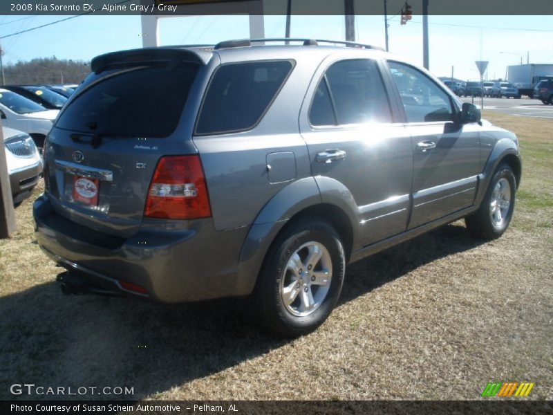 Alpine Gray / Gray 2008 Kia Sorento EX