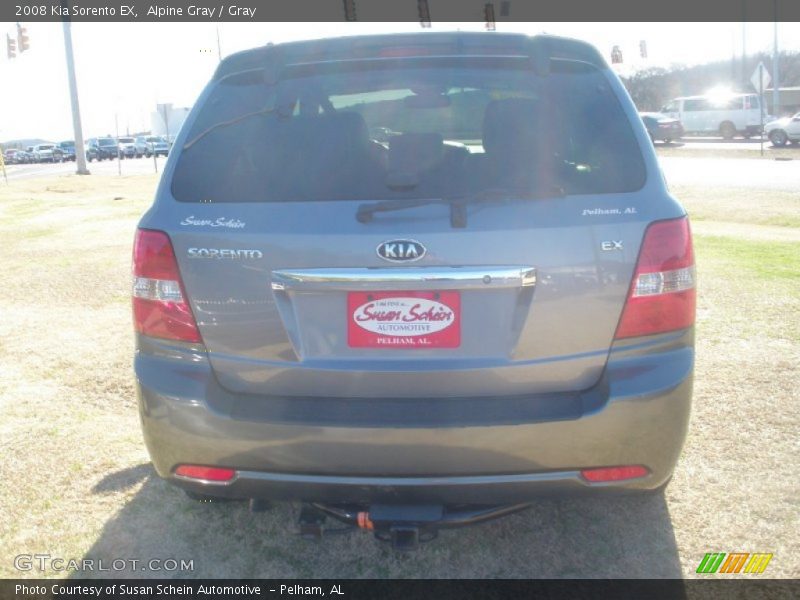 Alpine Gray / Gray 2008 Kia Sorento EX
