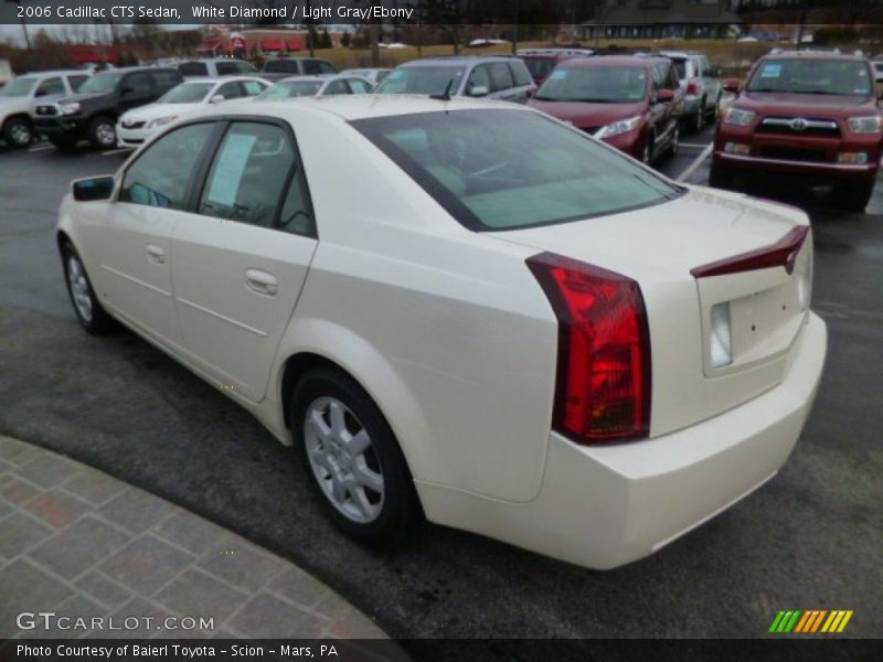 White Diamond / Light Gray/Ebony 2006 Cadillac CTS Sedan