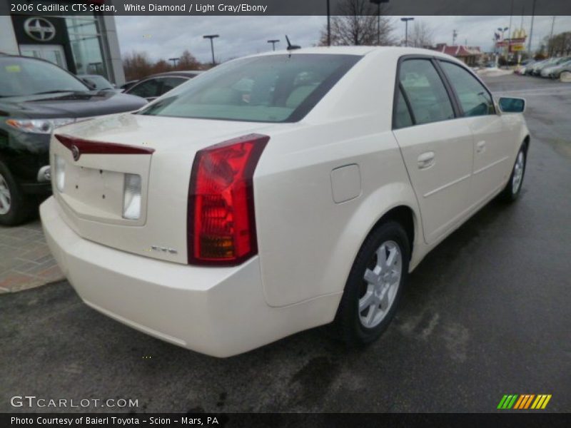 White Diamond / Light Gray/Ebony 2006 Cadillac CTS Sedan