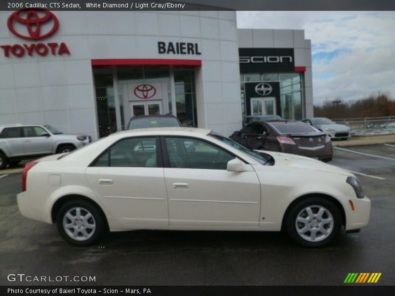 White Diamond / Light Gray/Ebony 2006 Cadillac CTS Sedan
