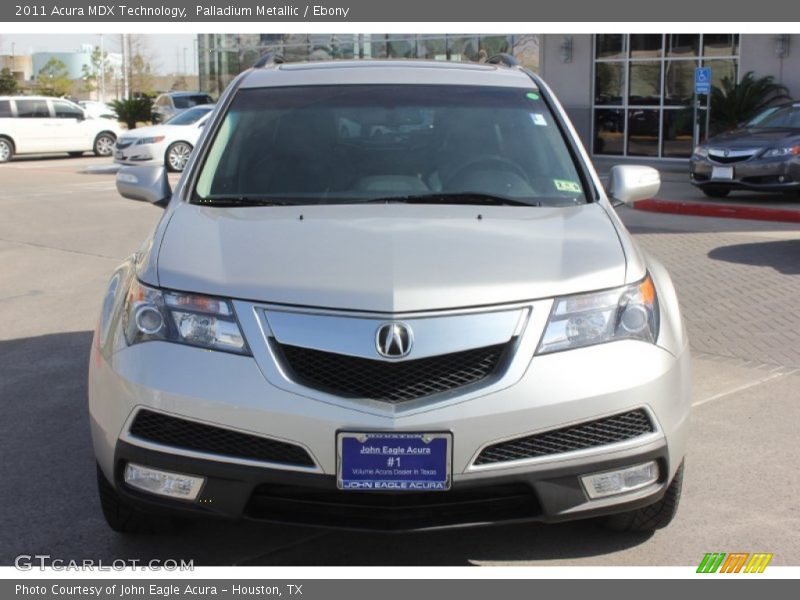 Palladium Metallic / Ebony 2011 Acura MDX Technology