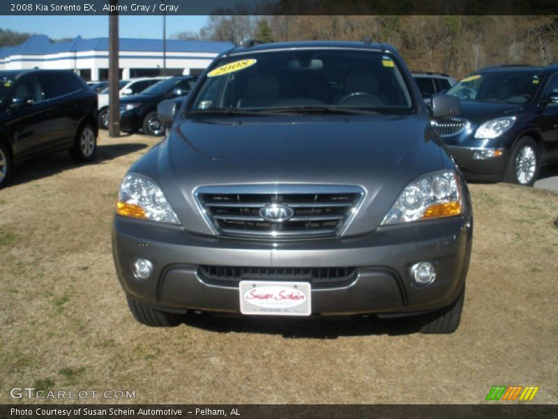 Alpine Gray / Gray 2008 Kia Sorento EX