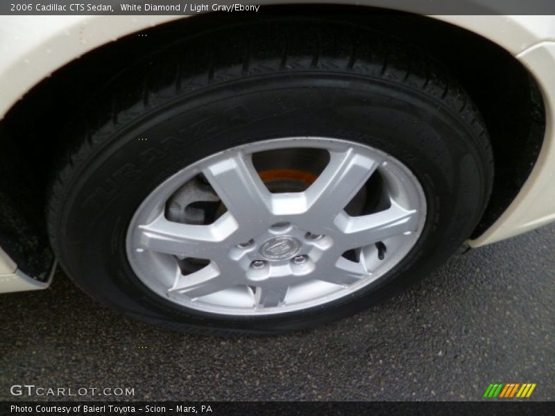 White Diamond / Light Gray/Ebony 2006 Cadillac CTS Sedan
